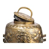 A Dutch fire pot, dated 1740