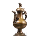 A Victorian nuremberg brass jug in gothic style, Germany ca. 1880