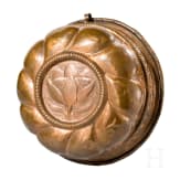 A Nuremberg copper baking mould, 17th century