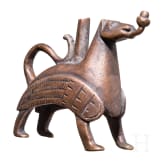 A German or Flemish Romanesque dragon candlestick, 12th/13th century