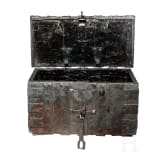 A heavy oak and iron armada chest, Tyrol, 1st half of the 16th century