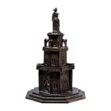 A small iron temple, German, Hanau, probably ca. 1860