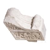 A marble relief with foliate ornament, 15th century
