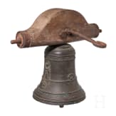 A Bronze bell, dated 1722