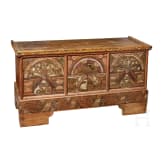 A Bavarian wooden trunk, 2nd half of the 17th century