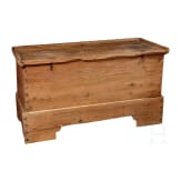 A Bavarian wooden trunk, 2nd half of the 17th century