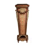 A French gilt-bronze mounted pedestal (&bdquo;gaine") in Louis XVI-style, after a model by Jean-Henri Riesener, 20th century