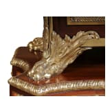 A French gilt-bronze mounted pedestal (&bdquo;gaine") in Louis XVI-style, after a model by Jean-Henri Riesener, 20th century