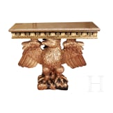 An eagle console table in the style of William Kent, 20th century