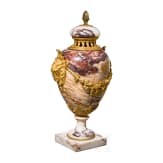 Covered marble and gilt-bronze cassolette, probably France, probably late 19th century