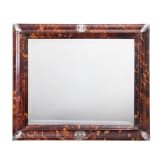 Silver-mounted tortoiseshell table mirror, Anonymous, probably early 20th century