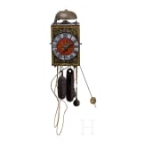 A German iron wall hanger clock, 1st half of the 17th century