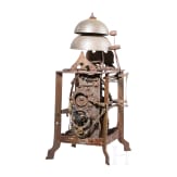 Iron tower clock movement with striking train, probably 17th century