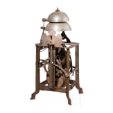 Iron tower clock movement with striking train, probably 17th century
