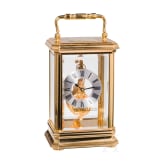 A travelling clock (carriage clock), Jaeger-LeCoultre (Le Sentier), probably late 20th century