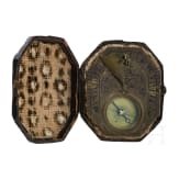 A sundial with compass, probably German, 18th century