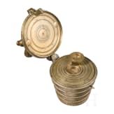 A Nuremberg nested weight, 17th/18th century