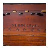 A French hurdy-gurdy, dated 1846
