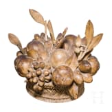 An Italian carved wooden fruit basket, ca. 1700