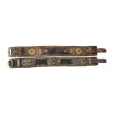 Two men's belts with stitching, Steyr (?), circa 1820