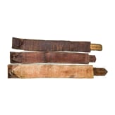 Three men's belts with green stitching, Lower Bavaria (?), circa 1810