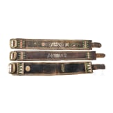 Three men's belts, Puster Valley area (I), first half of the 19th century.