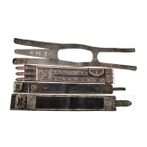 Three men's belts and a pair of suspenders, South Tyrol, 19th/20th century.