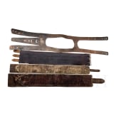 Three men's belts and a pair of suspenders, South Tyrol, 19th/20th century.