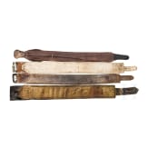 Four stitched belts, Southern Tyrol, 19th/20th century.