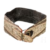 A men's belt (Doppelzwickel),Thadd&auml;us Schuster in Traunstein (?), circa 1810