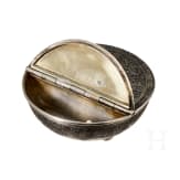 Silber- und Niello-Kaviarschale, Russland, Moskau, Iwan Iwanowitsch Owtschinnikow, 1875