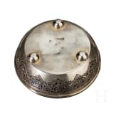 Silber- und Niello-Kaviarschale, Russland, Moskau, Iwan Iwanowitsch Owtschinnikow, 1875