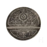 Silber- und Niello-Kaviarschale, Russland, Moskau, Iwan Iwanowitsch Owtschinnikow, 1875