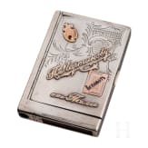 Zigarettenetui mit Goldappliken, Russland, Moskau, D. N. Nikolajew, 1896-1908