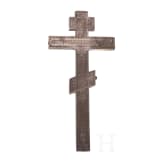 Silbernes Kruzifix, Moskau, Russland, Genadij Alekseew, um 1870