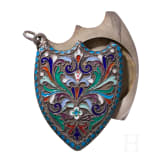 Cloisonn&eacute;-Email-Medaillon, Russland, St. Petersburg, Egor Pankratiew, 1908