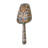 Cloisonn&eacute;-Email-Zuckerschaufel, Russland, St. Petersburg, um 1890
