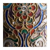 Cloisonn&eacute;-Email-Zuckerschaufel, Russland, St. Petersburg, um 1890