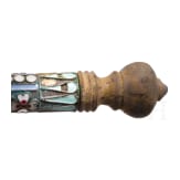 Cloisonn&eacute;-Email-Servierbesteck und Salieren, Russland, Moskau, Gustav Klingert, 1908-1917 / Sowjetunion, nach 1958 (L&ouml;ffelchen)