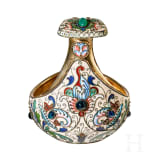 Gro&szlig;er Cloisonn&eacute;-Email-Kowsch, Russland, Moskau, Feodor R&uuml;ckert, 1899-1903