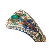 Gro&szlig;er Cloisonn&eacute;-Email-Kowsch, Russland, Moskau, Feodor R&uuml;ckert, 1899-1903