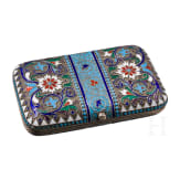 Cloisonn&eacute;-Email-Zigarettenetui, Russland, Gustav Klingert, um 1890