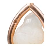 Faberg&eacute;-Goldanh&auml;nger mit Achat-Vogel, Russland, Fedor Afanassiev, 1908-1917