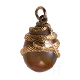 Ei-Anh&auml;nger mit Goldmontierung, Russland, um 1900