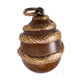 Ei-Anh&auml;nger mit Goldmontierung, Russland, um 1900