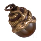 Ei-Anh&auml;nger mit Goldmontierung, Russland, um 1900