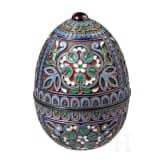 Cloisonn&eacute;-Email-Ei, Russland, 2. H&auml;lfte des 20. Jhdts.