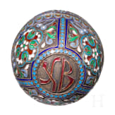 Cloisonn&eacute;-Email-Ei, Russland, 2. H&auml;lfte des 20. Jhdts.