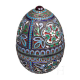 Cloisonn&eacute;-Email-Ei, Russland, 2. H&auml;lfte des 20. Jhdts.