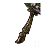 Cloisonn&eacute;-Email-Ei mit Frosch, 2. H&auml;lfte des 20. Jhdts.